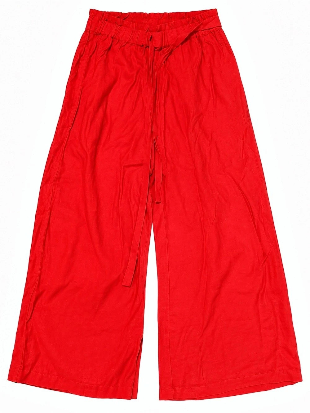 C&C California Red Wide Leg Pants Size Medium Like New